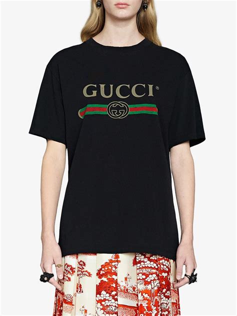 gucci black logo t shirt|Gucci graphic t shirt.